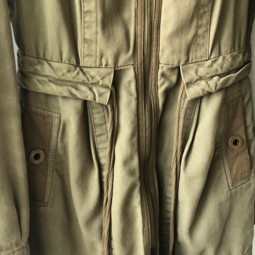 Olive Green Utility Jacket - Picture 3 of 9